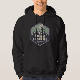 Outdoors Adventure Funny Camping Sayings  Hoodie