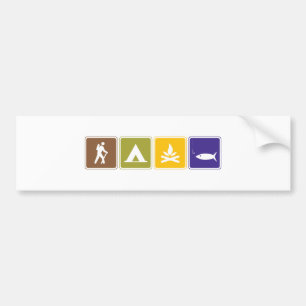 Outdoors Bumper Sticker