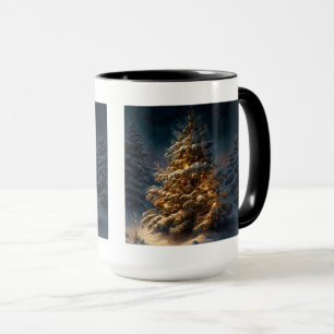 Outdoors Christmas Tree Combo Mug, 15 oz Mug