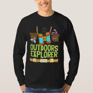 Outdoors Explorer Zookeeper Vest Bugs Binoculars S T-Shirt
