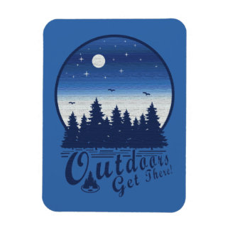 Outdoors Get There Magnet