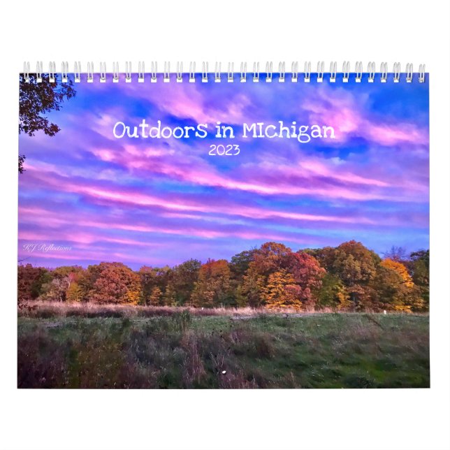 Outdoors in Michigan Calendar (Cover)