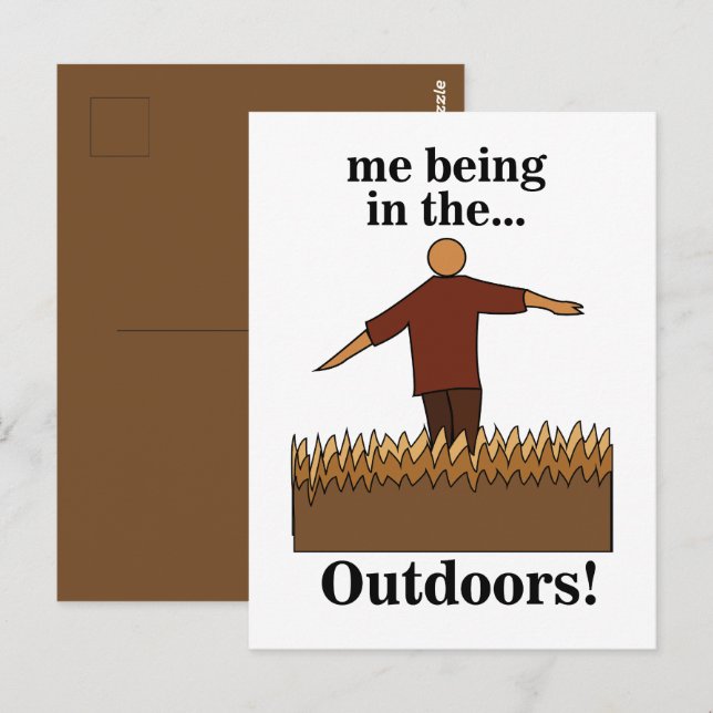 Outdoors Nature Fun Postcard (Front/Back)