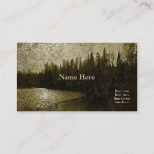Outdoors Rustic Landscape Business Cards