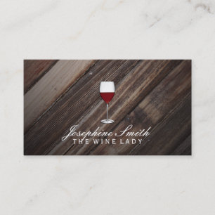 Outdoors Wine Business Card