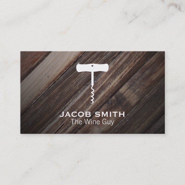 Outdoors | Wine Business Card (Front)