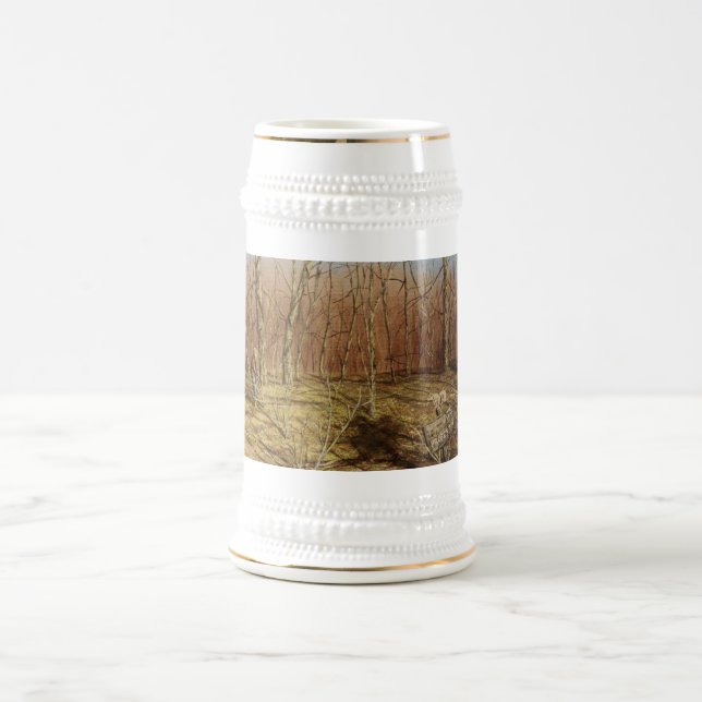 Outdoorsman/Nature Beer Stein (Center)