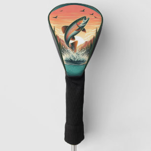 Outdoorsman trout nature golf head cover