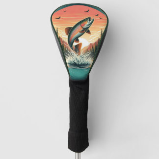 Outdoorsman trout nature golf head cover