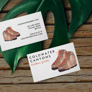 Outdoorsy Camp Hike Explore Adventure Business Card