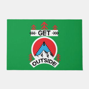 Outdoorsy Outdoorsmen Nature Lovers Art Trav Doormat