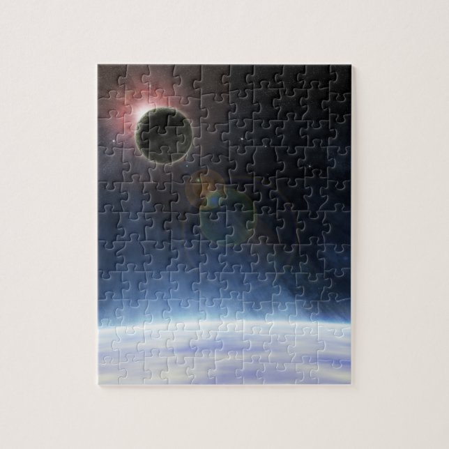 Outer Atmosphere of The Planet Earth Jigsaw Puzzle (Vertical)