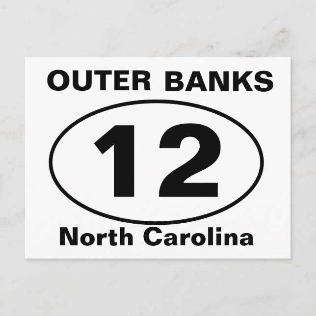 OUTER BANKS 12 POSTCARD (Front)