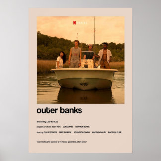 Outer Banks  Alternate Minimalist Cover Poster