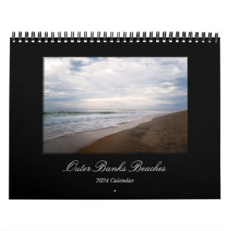 Outer Banks Beaches 2024 Calendrier par Erin Mac