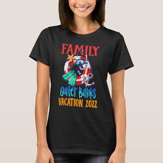 Outer Banks Carolina 2022 Matching Family Group Va T-Shirt (Front)