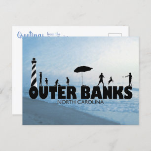 Outer Banks "Family Fun" Postcard