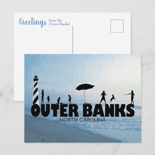 Outer Banks "Family Fun" Postcard (Front/Back)