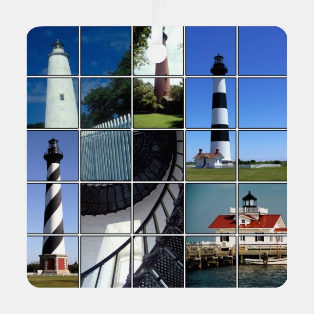 Outer Banks Lighthouses  Metal Ornament (Front)