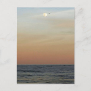 Outer Banks Moonrise Postcard