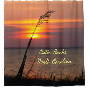 Outer Banks North Carolina Beach Sunset Orange Sky