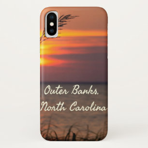 Outer Banks North Carolina Beach Sunset Orange Sky Case-Mate iPhone Case