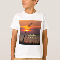 Outer Banks North Carolina Beach Sunset Orange Sky