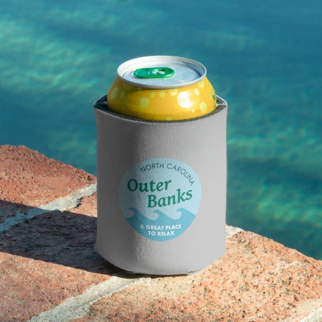 Outer Banks North Carolina Can Cooler (In Situ Pool)