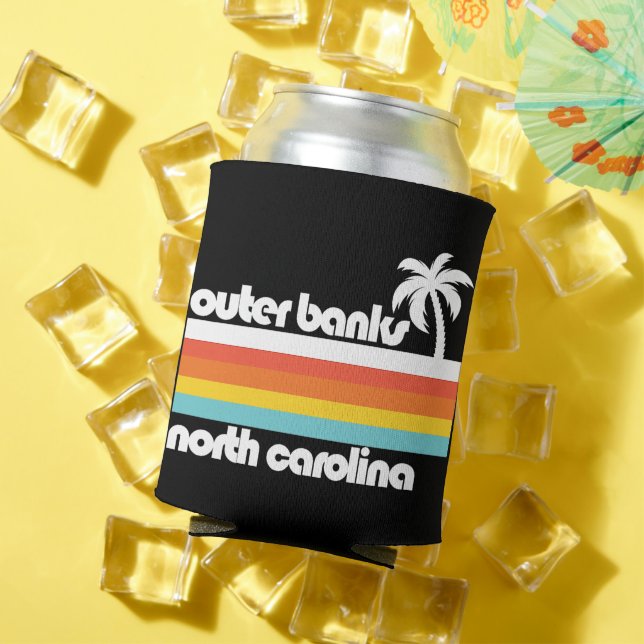  Outer Banks North Carolina Can Cooler (In Situ Summer)