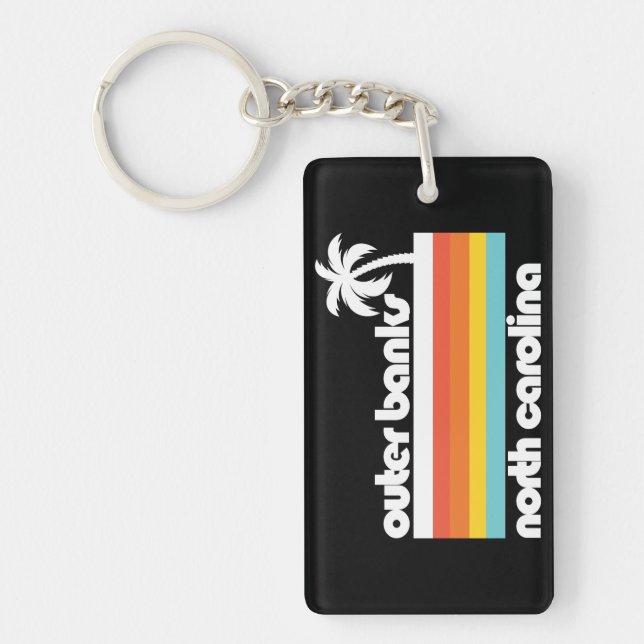  Outer Banks North Carolina Keychain (Front)