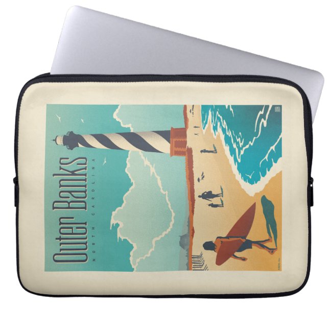 Outer Banks | North Carolina Laptop Sleeve (Front)