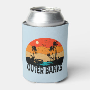 Outer Banks North Carolina Vintage Can Cooler