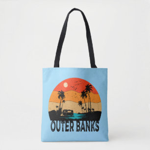 Outer Banks North Carolina Vintage Tote Bag
