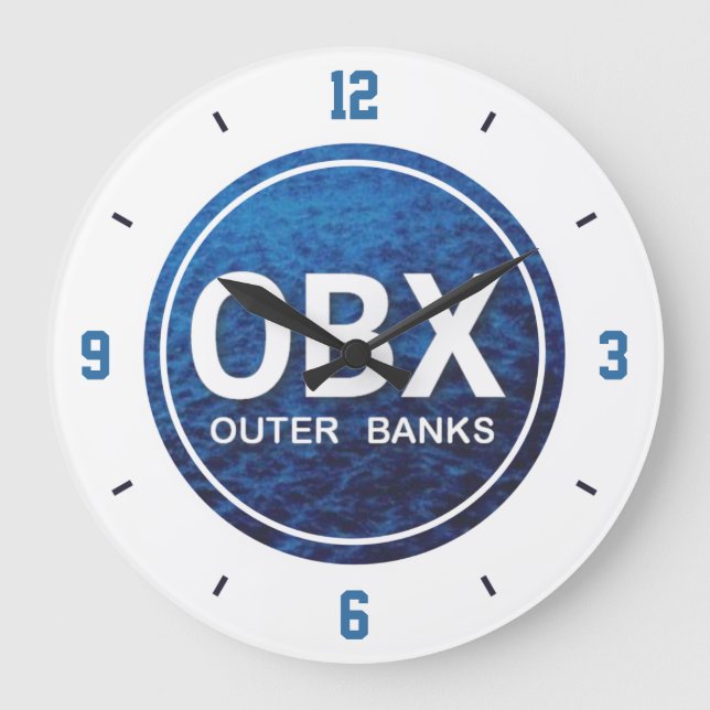 Outer Banks OBX Wall Clock (Front)