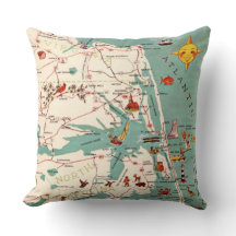 Outer Banks Throw Pillow
