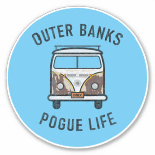 Outer Banks Van Pogue Life OBX Vintage (Sky Blue)