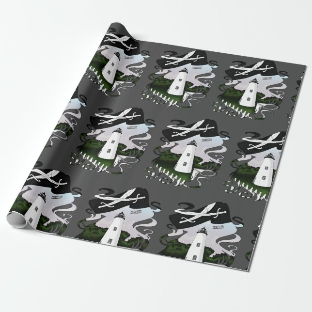 Outer Banks Wrapping Paper (Unrolled)