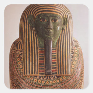 Outer lid of the sarcophagus of Psametik I (664-61 Square Sticker