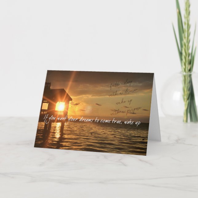 OUTER PEACE Greeting Card (Front)