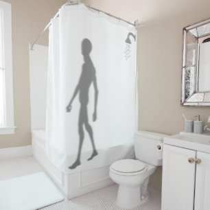 Outer Space Alien Scary Funny Silhouette Shadow