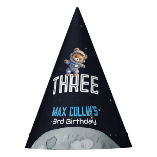 Outer Space Astronaut Any Age Birthday Party Hat