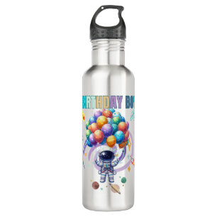 Outer Space Astronaut Birthday Boy  710 Ml Water Bottle