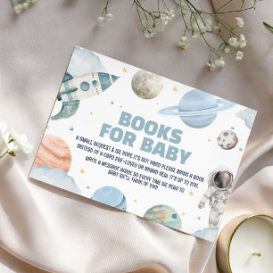 Outer Space Astronaut Books for Baby Card