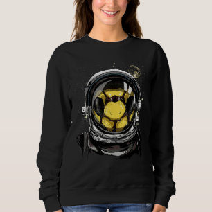 Outer Space Astronaut Queen Bee Galaxy Beekeeping  Sweatshirt