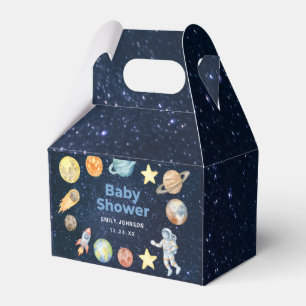 Outer Space Baby shower Favor Box