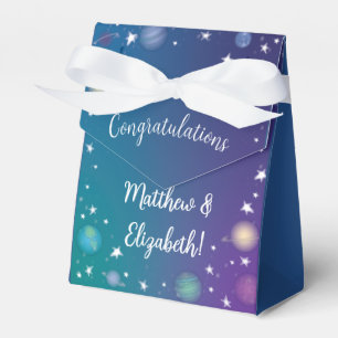 Outer Space Baby Shower Galaxy Favor Box