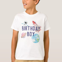 Outer Space Birthday Shirt