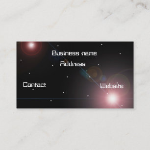 Outer space Business Card