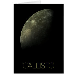 Outer Space, Cosmos, Solar System, Moon Callisto