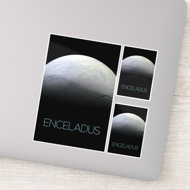 Outer Space, Cosmos, Solar System, Moon Enceladus (Detail)